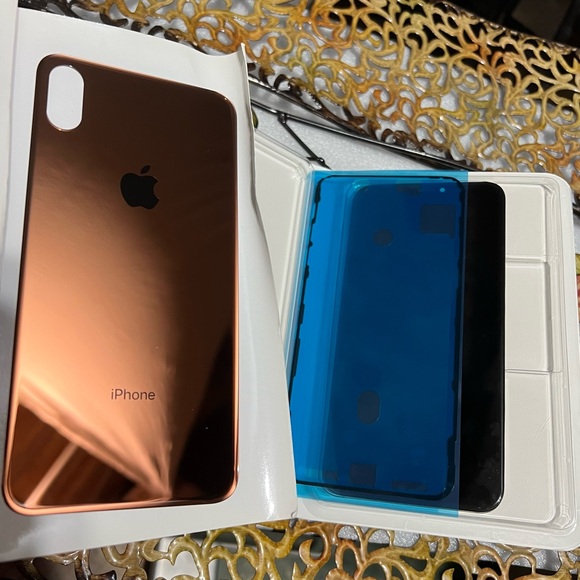 iPhone XS Max LCD Screen Replacement (Incell) + Rose GoldMirrorBack Glass